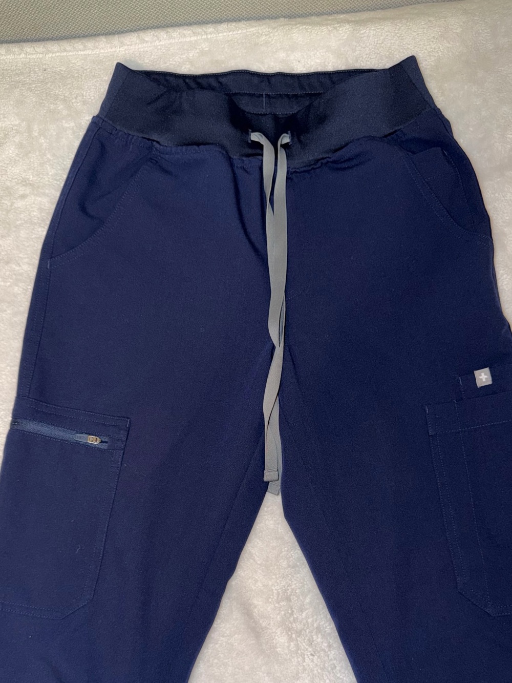 Figs Navy Blue Livingston Scrub Pants